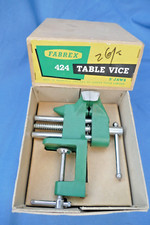 Fabrex 424 Table vice with 3" jaws  and original strong box. In nice condition.