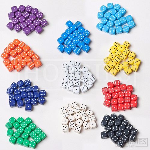 Dice 14mm six - six, board