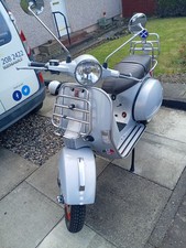 px 125  vespa.Silver.top condition with original unmolested engine.