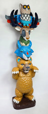 Wildlife Totem Pole 31" Statue