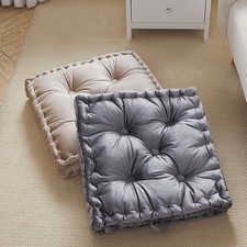 60×60 CM Sofa Cushions Square Futon Seat Floor Armchair Booster Cushions Office 