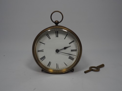 Antique brass drum - brass, mechanical