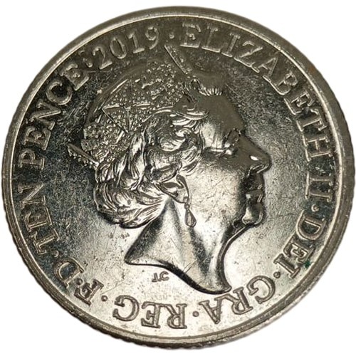 2019 10p coin elizabeth - elizabeth, ii