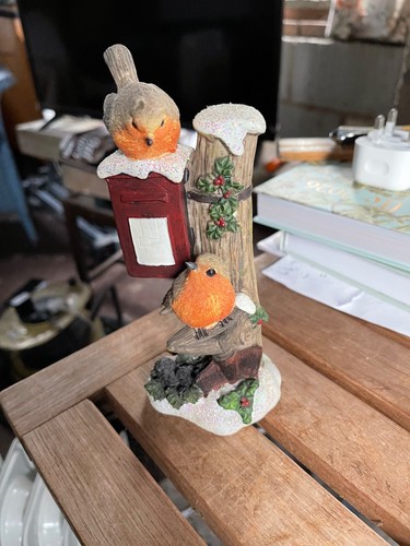 Christmas robin ornament - robin,