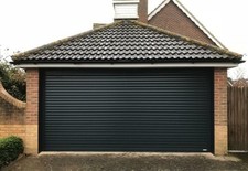Aluminium garage port door - garage,