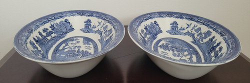 Johnson bros blue - blue, white