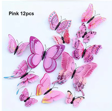 12 pcs 3D Double Layer