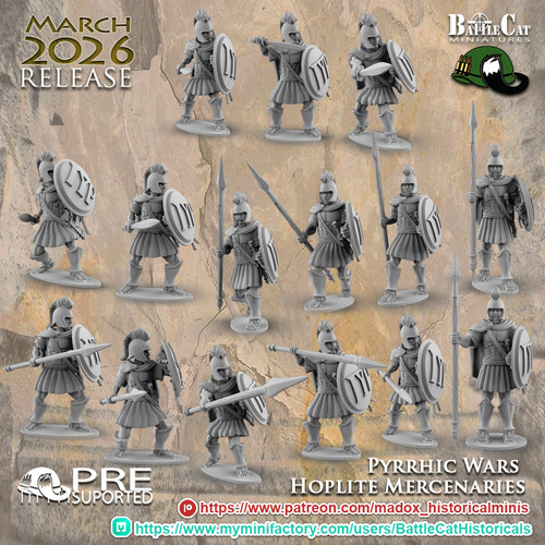 28mm pyrrhic hoplites greek - 28mm,