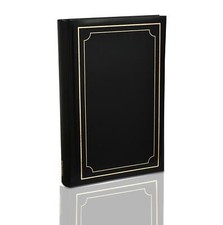 Slip in Memo Photo Album for 300 Photo Black Arpan 6x4'' Padded Cover