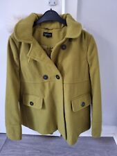 Topshop Womens Green Coat, Size 10 worn twice 