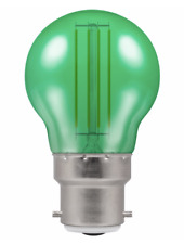 Green Crompton Golf Ball Light Bulb Lamp 4.5W BC B22 Party Outdoor, festoon