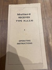 M.A.S.90 MULLARD RADIO