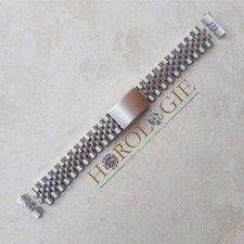 Rolex Vintage style "Jubilee" bracelet - 19mm hollow end links (S'less Steel)
