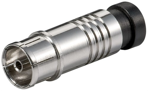 Female coax socket snap - x,