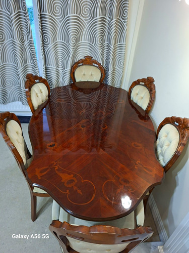 6pc traditional oval wood - 6pc,