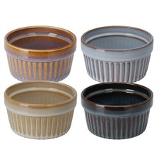 Set of 4 Stoneware Ramekins