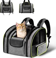Cat & Dog Carrier Backpack 2-in-1 Pet Carrier for Cats/Small Dogs