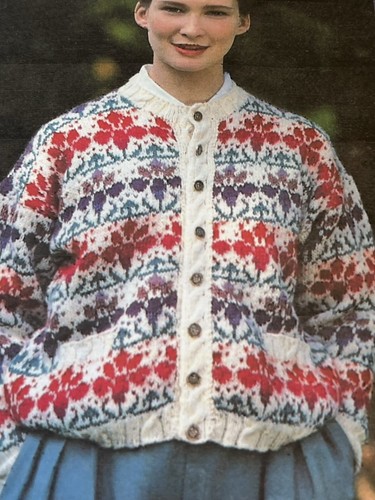 Vintage fair isle knitting - vintage,