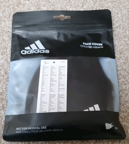 Adidas black reuseable face - adidas,