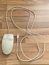 Vintage Compaq Two Button Ball Mouse, Model M-S24