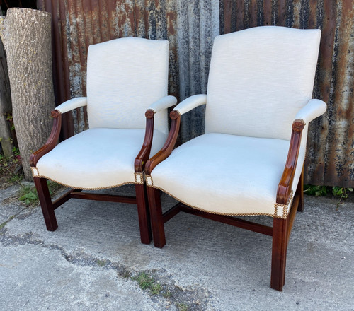 Pair mahogany georgian - of,