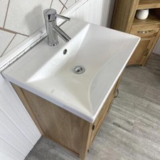 Ceramic Inset Bathroom Sink