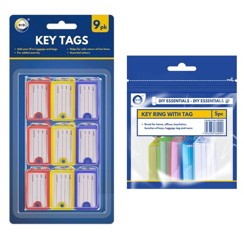 Key tags plastic luggage - key,