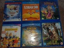 Blu Ray 3D Bundle x 6 Family