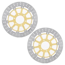 Pair Front Brake Discs For