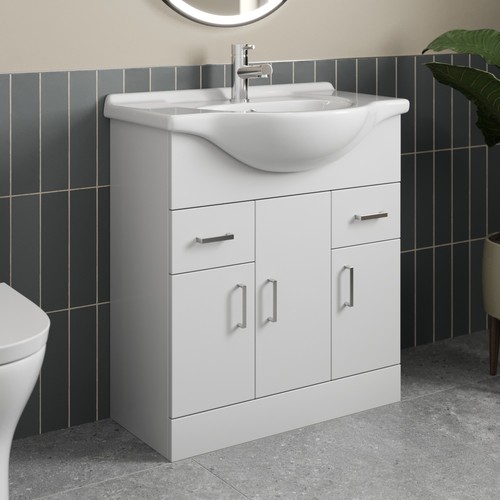 750mm freestanding vanity unit - 750mm,