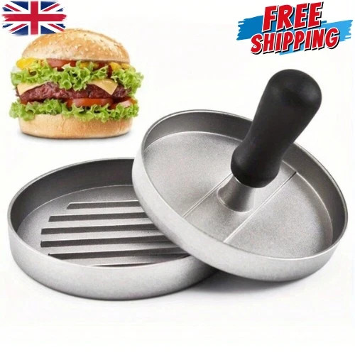 Burger press round aluminum - press,