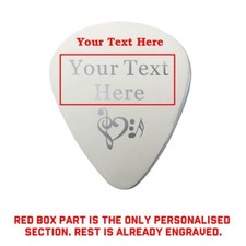 Personalised Guitar Pick Engraved Guitar Plectrums Gift for Him Her Friends