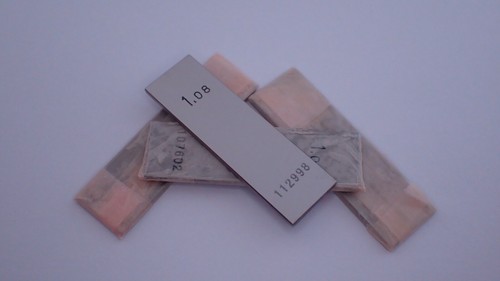 Metric slip block gauge - block,