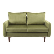 2 Seater Sofa Velvet Compact