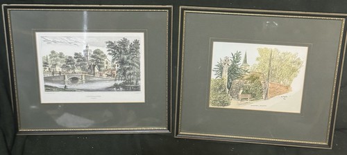 Framed art prints - art, pair