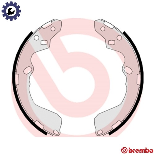 Brake shoe set 508 for - brake,