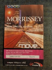 MORRISSEY Used Concert TICKET STUB - Old Trafford, Manchester 2004 The Smiths