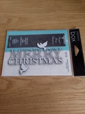 Memory Box Peaceful Merry Christmas Die (Style No 99010)