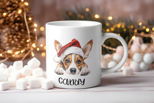 FESTIVE CHRISTMAS CUTE BASENJI