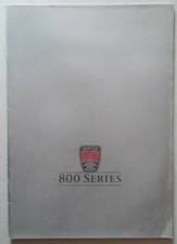 Rover 800 Series Brochure 1986