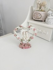 vintage cherub angel pink