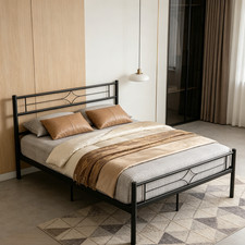 4ft6 Small Double Metal Bed