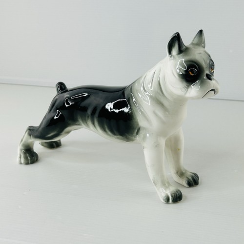 Boston terrier dog - dog, ceramic