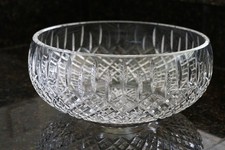 Large heavy cut crystal fruit - cut,
