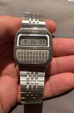 Vintage 70's 80's Pulsar-Seiko Calculator-Alarm watch Y739-5019