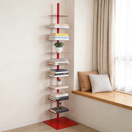 Red metal spine - red,