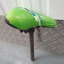 Kids Mountain Bike Seat Apollo Interzone Blue Green With Post Used Free UK Del
