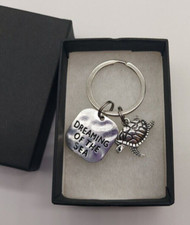 Turtle Keyring, Charm Metal , Dreaming of the Sea, Turtle Gifts