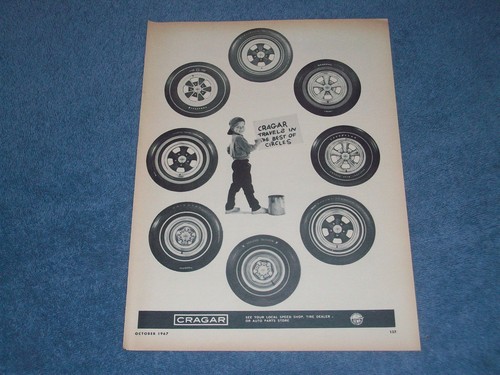 1967 cragar wheels - vintage, ad