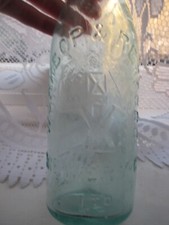 SUPER PICTORIAL MAJOR OAK TREE BEER SODA BOTTLE WORKSOP & RETFORD BREWERY c1910